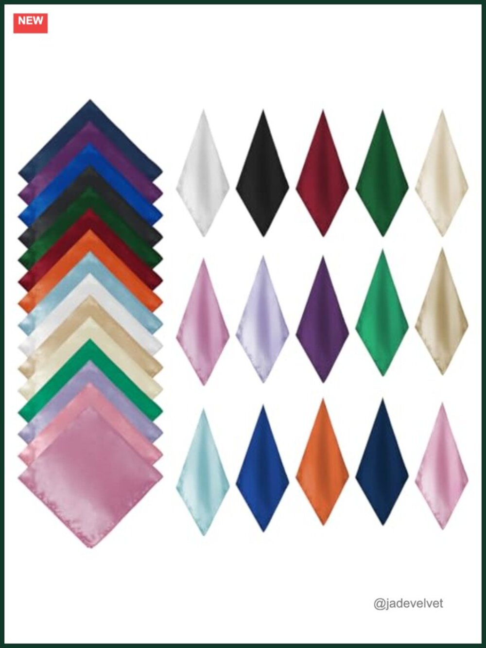 15 Pcs Square Neck Scarf Satin Bandana Head Scarf Retro Neckerchief